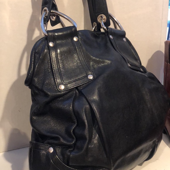 KOOBA SMOOTH LEATHER HOBO BAG - Picture 2 of 8